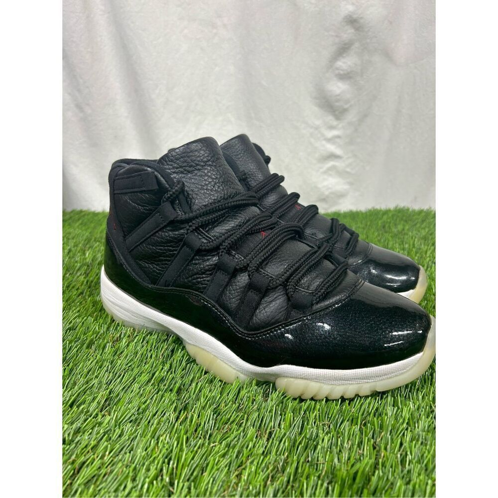 Jordan Black and White Athletic Shoes